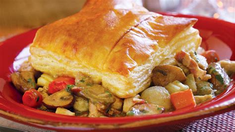 chicken-vegetable-pot-pie-with-puff-pastry-crust image