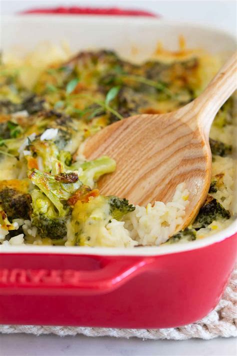 broccoli-rice-casserole-all-in-one-baking-dish-green image