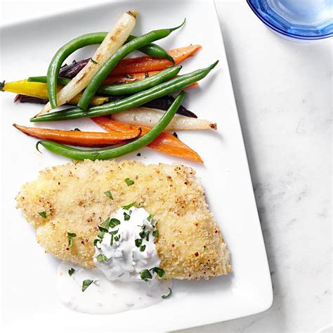 parmesan-crusted-cod-with-tartar-sauce-eatingwell image