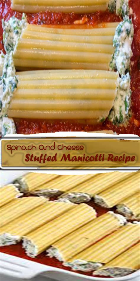 spinach-and-cheese-stuffed-manicotti-recipe-kuya image