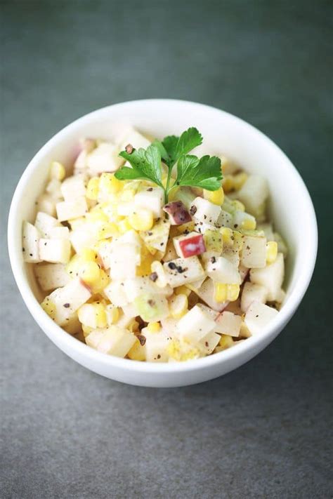 easy-corn-apple-salad-food-flavorz image