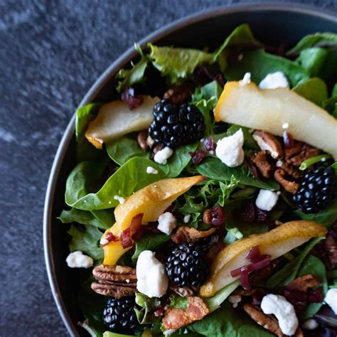autumn-salad-grilled-pear-salad-recipe-with-a-port image