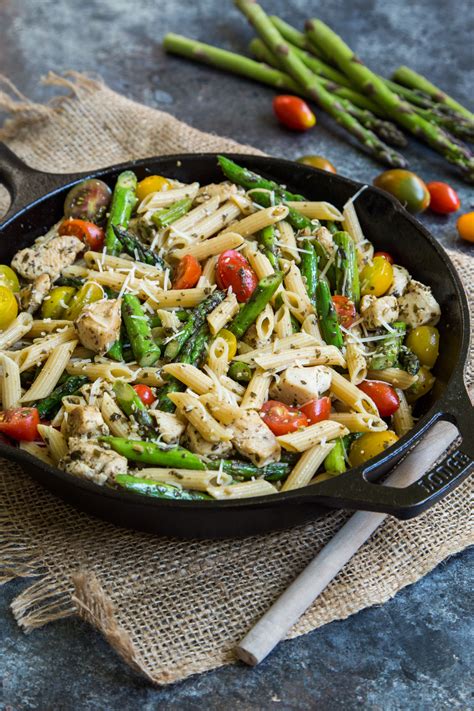 easy-pesto-chicken-pasta-skillet-country-cleaver image