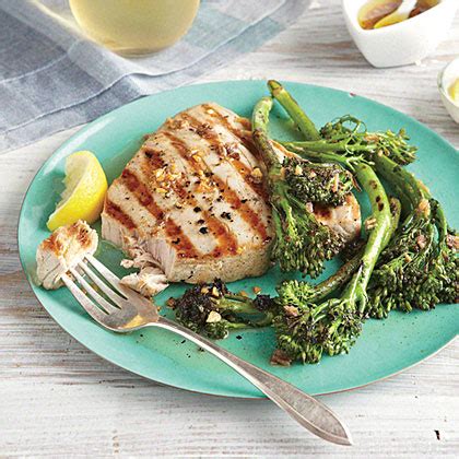grilled-tuna-and-broccolini-with-garlic-drizzle image