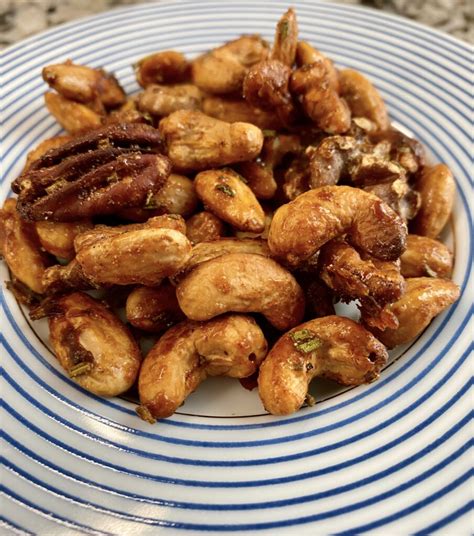 spicy-maple-glazed-nuts-love-the-secret-ingredient image