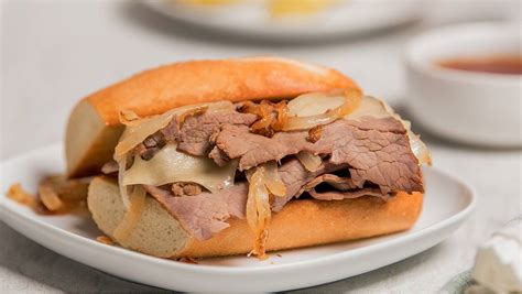 horseradish-beef-and-caramelized-onion-french-dip image
