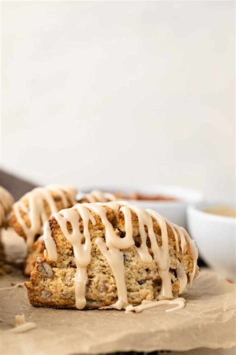 glazed-maple-pecan-scones-recipe-baked-by-an-introvert image