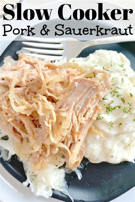 slow-cooker-pork-and-sauerkraut-foodtastic-mom image