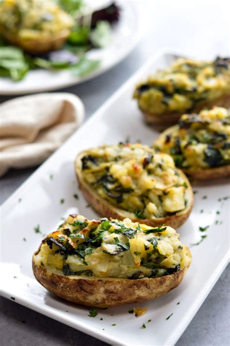 vegan-stuffed-potato-skins-with-spinach-and-artichokes image