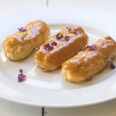 salted-caramel-eclairs-the-little-ferraro-kitchen image