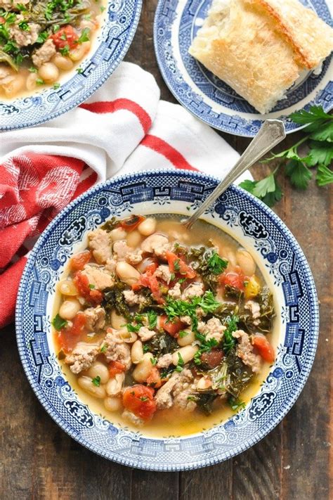 tuscan-white-bean-soup-with-sausage-and-kale-the image