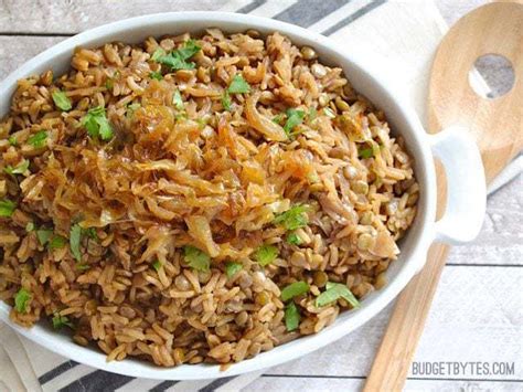 homemade-mujaddara-rice-and-lentil-pilaf-budget image