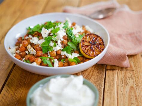 harissa-braised-chickpeas-with-feta-pantry-faves image