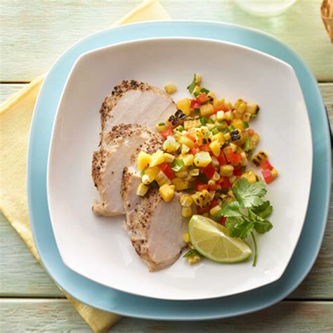 turkey-tenderloin-with-grilled-corn-mango-salsa-jennie image