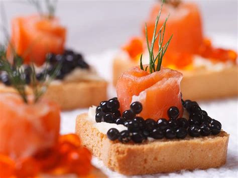 caviar-smoked-salmon-canaps-recipe-easy-caviar image