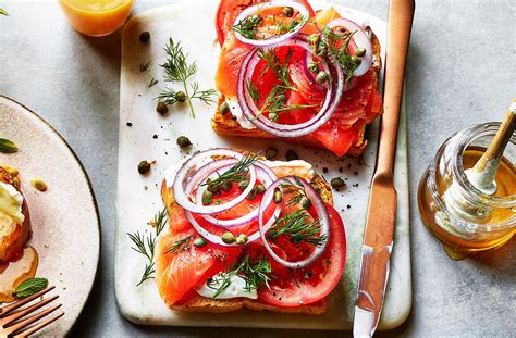 smoked-salmon-open-sandwich-recipe-tesco-real-food image
