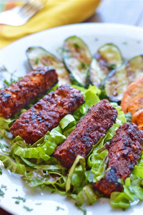 marinated-barbecued-tempeh-eat-well-enjoy-life image