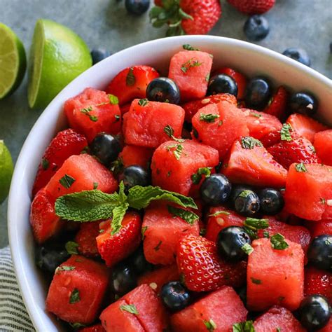 mojito-fruit-salad-recipe-with-fresh-watermelon image