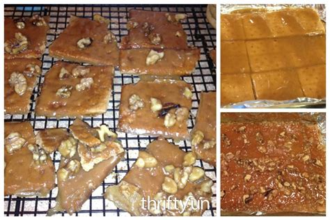 making-toffee-crunch-grahams-thriftyfun image