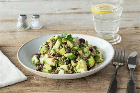 black-bean-and-farro-salad-recipe-hellofresh image