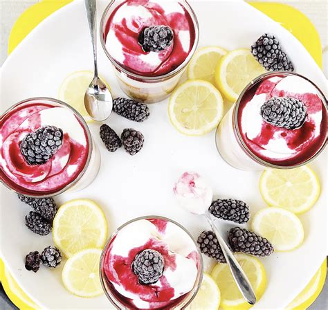 no-bake-dessert-lemon-and-blackberry-cheesecake-parfaits image