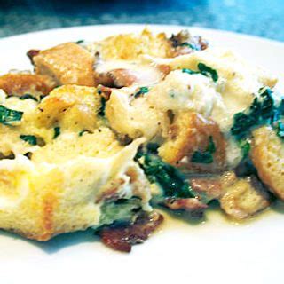 spinach-sausage-goat-cheese-egg-casserole-italian image