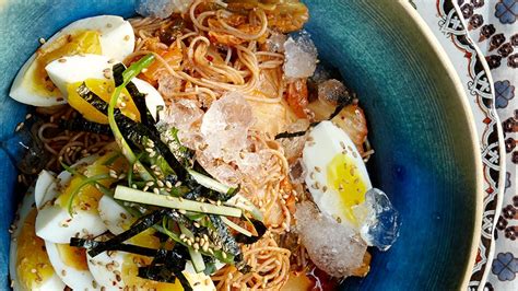 cold-buckwheat-noodles-with-kimchi-and-eggs-recipe-bon-apptit image