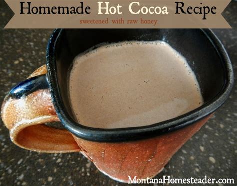 hot-cocoa-recipe-with-honey-montana-homesteader image