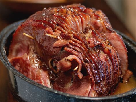 baked-ham-with-red-wine-glaze-cosmopolitan-cornbread image