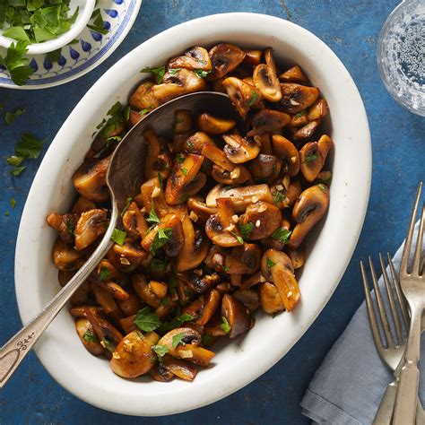 garlic-butter-mushrooms-recipe-eatingwell image