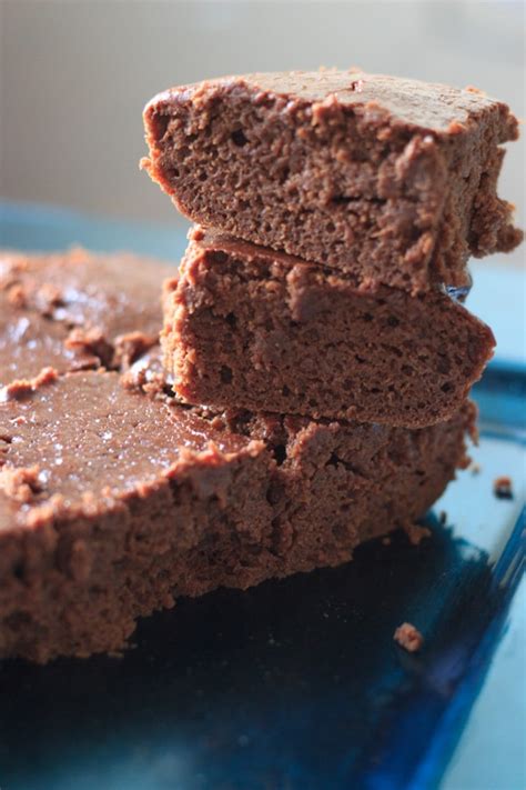 skinny-chocolate-brownies-with-applesauce-and image