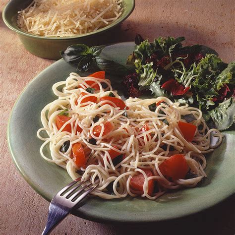 angel-hair-pasta-with-basil-tomatoes-recipe-land-olakes image