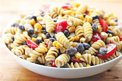 southwestern-black-bean-pasta-salad-recipe-she-wears image