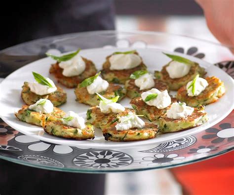 zucchini-and-halloumi-fritters-with-greek-yoghurt image