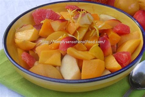 fruit-salad-with-ginger-syrup-secret-recipe-club image