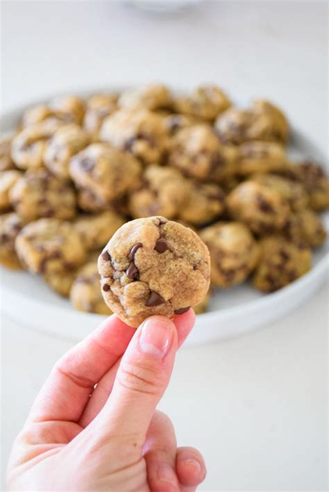 the-best-ever-mini-chocolate-chip-cookies-natalie image