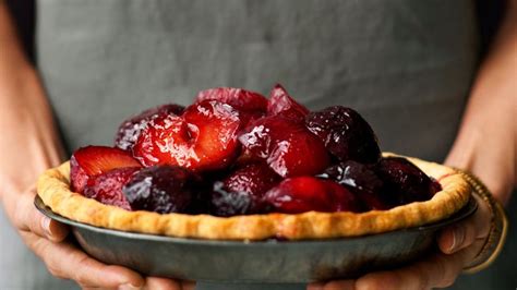 plum-and-mascarpone-pie-recipe-bon-apptit image