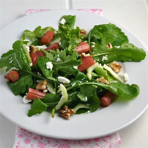 rhubarb-salad-with-goat-cheese-the-way-to-his-heart image