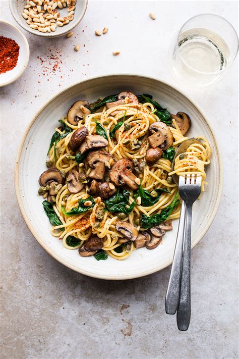 vegan-mushroom-pasta-lazy-cat-kitchen image