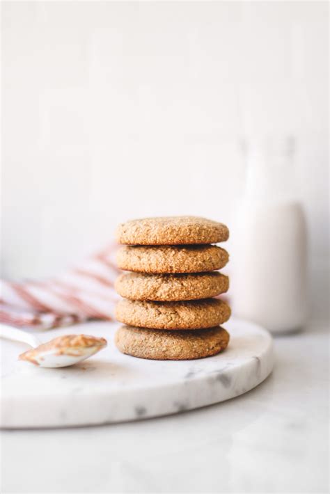 peanut-butter-cookies-with-cornmeal-vegan image