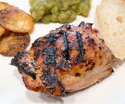 grilled-honey-mustard-chicken-thighs-pudge-factor image