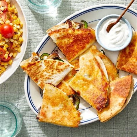 recipe-crispy-cheese-quesadillas-with-poblano-pepper image