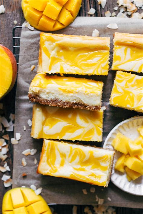 creamy-coconut-mango-cheesecake-bars-butternut image