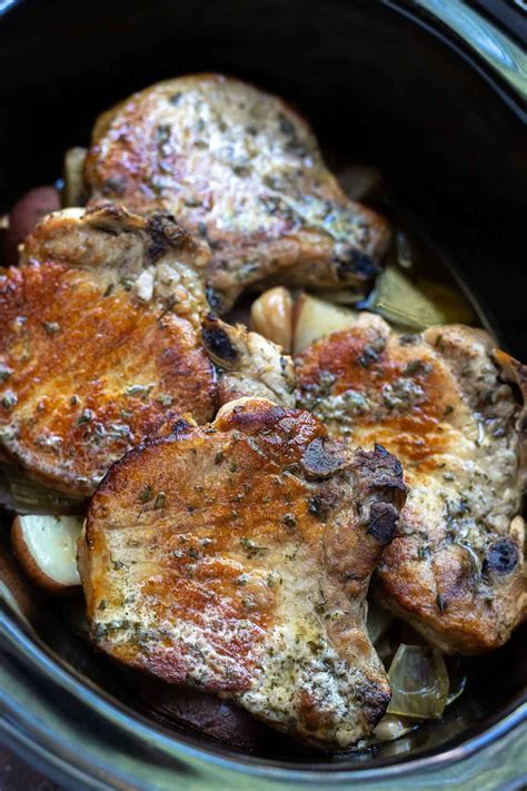 crockpot-ranch-pork-chops-and-potatoes image