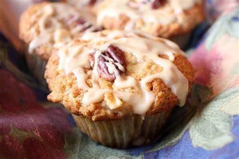 maple-drizzled-apple-muffins-recipe-girl image