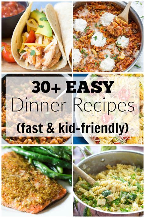 50-easy-dinner-ideas-kristines-kitchen image