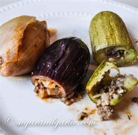 stuffed-zucchini-eggplant-and-peppers-kusa-mahshy image