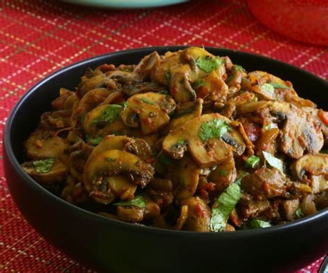 mushroom-stir-fry-with-onions-tomatoes image