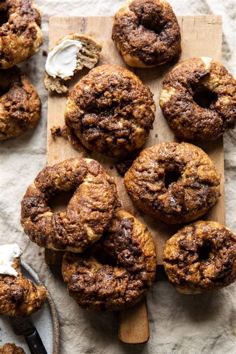 homemade-cinnamon-crunch-bagels-half-baked image