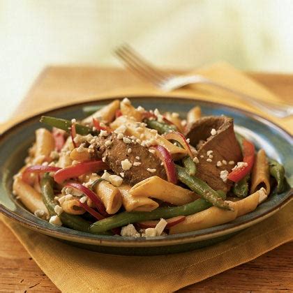 sirloin-steak-and-pasta-salad-recipe-myrecipes image